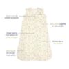 Picture of HALO SleepSack, 100% Cotton Wearable Blanket, Swaddle Transition Sleeping Bag, TOG 0.5, Lullaby Forest, Small, 0-6 Months