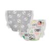 Picture of The Honest Company Clean Conscious Diapers for Sensitive Skin | Hypoallergenic, Fragrance Free | Gender Neutral Prints | Club Box, Size 2 (12-18 lbs), 72 Count