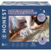 Picture of The Honest Company Clean Conscious Overnight Diapers for Sensitive Skin | Hypoallergenic, Fragrance Free | Cozy Cloud + Star Signs | Club Box, Size 3 (16-28 lbs), 52 Count