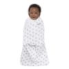 Picture of HALO 100% Cotton Sleepsack Swaddle, 3-Way Adjustable Wearable Blanket, TOG 1.5, Lamb Scribble White, Newborn, 0-3 Months