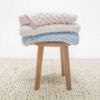 Picture of HALO Sleepsack Swaddle, 3-Way Adjustable Swaddle Blanket, TOG 3.0, Velboa Plush Dots, Cream, Newborn, 0-3 Months