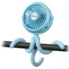 Picture of AMACOOL Battery Operated Stroller Fan Flexible Tripod Clip On Fan with 3 Speeds and Rotatable Handheld Personal Fans for Car Seat Crib Bike Treadmill (Blue)