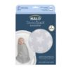 Picture of HALO Micro-Fleece Sleepsack Swaddle, 3-Way Adjustable Wearable Blanket, TOG 3.0, Grey Stars, Small, 3-6 Months