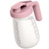 Picture of Momcozy Breast Milk Pitcher, Resistant to Heat and Cold Abrupt Temp Swings, No Leak Breast Milk Fridge Storage Container with Wide Mouth, Fast Baby Formula Maker, Breastfeeding Essentials, Pink