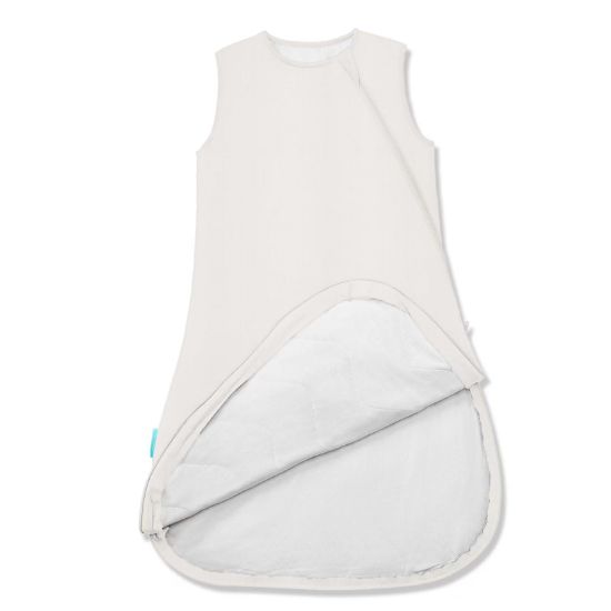 Picture of PurComfy Supersoft Sleep Sack 1.0 TOG, Premium Bamboo Viscose Baby Sleeping Bag, 2-Way Safe Zipper Sleep Sacks 6-15 Months (Oat)