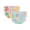 Picture of The Honest Company Clean Conscious Diapers for Sensitive Skin | Hypoallergenic, Fragrance Free | Spring '25 Limited Edition Prints | Club Box, Size 4 (22-37 lbs), 54 Count
