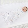 Picture of HALO Sleepsack 3-Way Adjustable Baby Swaddle, 100% Cotton - Neutral Triangles, Newborn