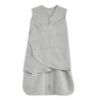 Picture of HALO 100% Cotton Sleepsack Swaddle, 3-Way Adjustable Wearable Blanket, TOG 1.5, Heather Grey, Small, 3-6 Months