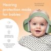 Picture of Alpine Muffy Baby Ear Protection for Babies and Toddlers up to 36 Months - CE & ANSI Certified - Noise Reduction Earmuffs - Comfortable Baby Headphones Against Hearing Damage & Improves Sleep - Green
