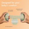 Picture of Alpine Muffy Baby Ear Protection for Babies and Toddlers up to 36 Months - CE & ANSI Certified - Noise Reduction Earmuffs - Comfortable Baby Headphones Against Hearing Damage & Improves Sleep - Green