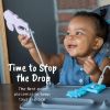 Picture of BUSY BABY Silicone Mat - Suction Cups, 4 Straps to Secure Baby Essentials, Self Feeding, Baby Led Weaning, Travel Sleeve Included (Violet)
