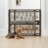 Picture of MYPET North States Paws Portable Pet Gate: 26-40" Wide. Pressure Mount. No Tools Needed. Made in USA. Dog Gate 23" Tall, Expandable, Durable Dog Gates for Doorways, Fieldstone Gray