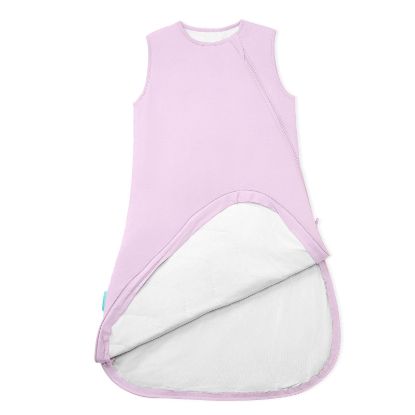 Picture of PurComfy Supersoft Sleep Sack 1.0 TOG, Premium Bamboo Viscose Baby Sleeping Bag, 2-Way Safe Zipper Sleep Sacks 15-24 Months (Lilac)