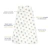 Picture of HALO SleepSack, 100% Cotton Wearable Blanket, Swaddle Transition Sleeping Bag, TOG 0.5, Sleepy Sheep, Small, 0-6 Months