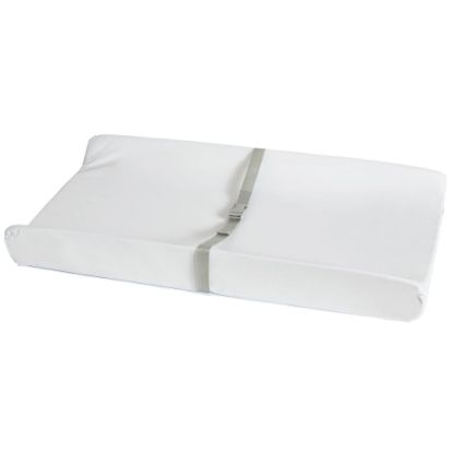 Picture of Munchkin Secure Grip Baby Diaper Changing Pad for Dresser, Waterproof and Wipeable, Contoured, Standard Size (16" x 31"), White