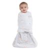 Picture of HALO 100% Cotton Sleepsack Swaddle, 3-Way Adjustable Wearable Blanket, TOG 1.5, Multicolor Lions, Tigers, and Bears, Small, 3-6 Months