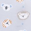 Picture of HALO 100% Cotton Sleepsack Swaddle, 3-Way Adjustable Wearable Blanket, TOG 1.5, Multicolor Lions, Tigers, and Bears, Small, 3-6 Months