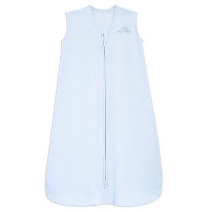 Picture of HALO SleepSack, 100% Cotton Wearable Blanket, Swaddle Transition Sleeping Bag, TOG 0.5, Baby Blue, Large, 12-18 Months