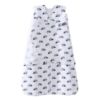 Picture of HALO 100% Cotton Sleepsack Swaddle, 3-Way Adjustable Wearable Blanket, TOG 1.5, Navy Hedgehog, Newborn, 0-3 Months