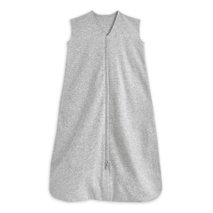 Picture of HALO SleepSack, 100% Cotton Wearable Blanket, Swaddle Transition Sleeping Bag, TOG 0.5, Heather Gray, Size Medium, 6-12 Months