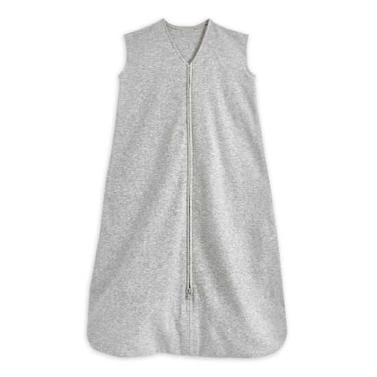 Picture of HALO SleepSack, 100% Cotton Wearable Blanket, Swaddle Transition Sleeping Bag, TOG 0.5, Heather Gray, Size Medium, 6-12 Months