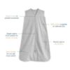 Picture of HALO SleepSack, 100% Cotton Wearable Blanket, Swaddle Transition Sleeping Bag, TOG 0.5, Heather Gray, Size Medium, 6-12 Months