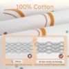 Picture of Yoofoss Baby Sleep Sack 6-12 Months Wearable Blanket for Babies 100% Cotton 2-Way Zipper TOG 0.5 Toddler Sleeping Sack 3 Pack, Comfy Lightweight Sleep Sacks