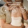 Picture of HealthyBaby Our Diapers | EWG Verified Safe & Plant-Based Diapers | Leak Protection | Soft Organic Cotton Shell | Chlorine-Free Diaper for Sensitive Skin | Size 6 (Over 32 lbs) 34 Count