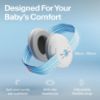 Picture of Alpine Muffy Baby Ear Protection for Babies and Toddlers up to 36 Months - CE & ANSI Certified - Noise Reduction Earmuffs - Comfortable Baby Headphones Against Hearing Damage & Improves Sleep - Blue