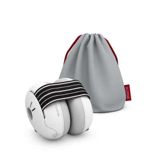 Picture of Alpine Muffy Baby Ear Protection for Babies and Toddlers up to 36 Months - CE & ANSI Certified - Noise Reduction Earmuffs - Comfortable Baby Headphones Against Hearing Damage & Improves Sleep - Black