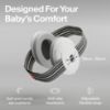 Picture of Alpine Muffy Baby Ear Protection for Babies and Toddlers up to 36 Months - CE & ANSI Certified - Noise Reduction Earmuffs - Comfortable Baby Headphones Against Hearing Damage & Improves Sleep - Black