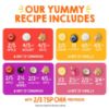 Picture of Happy Tot Organics Stage 4 Baby Food Pouches, Gluten Free, Super Morning Fruit & Oat Variety Pack Blend 4 Oz (Pack of 16), Amazon Exclusive
