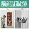 Picture of Honeyera Storage for Stuffed Animal - Over Door Organizer for Stuffies, Baby Accessories, and Toy Plush Storage/Easy Installation with Breathable Hanging Storage Pockets (SuperHero Red)