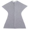 Picture of SleepingBaby Zipadee-Zip Transitional Swaddle Sack, 3-6 Month - Roomy Zipper Swaddle for Easy Diaper Changes and Proper Hip Development - Baby Swaddle Sack, X-Small - Heather Grey