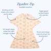 Picture of SleepingBaby Zipadee-Zip Transitional Swaddle Sack, 12-24 Month - Roomy Zipper Sack for Easy Diaper Changes and Proper Hip Development - Large - Lions