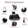 Picture of Momcozy Universal Baby Stroller Organizer, 2 Insulated Cup Holder, Detachable Zippered Pocket, Adjustable Shoulder Strap, Large capacity for baby essentials, Compact Design Fits Any Strollers