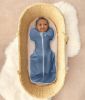 Picture of Love to Dream Swaddle UP, Baby Sleep Sack, Self-Soothing Swaddles for Newborns, Improves Sleep, Snug Fit Helps Calm Startle Reflex, New Born Essentials for Baby, 5-8.5 lbs, Denim