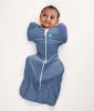 Picture of Love to Dream Swaddle UP, Baby Sleep Sack, Self-Soothing Swaddles for Newborns, Improves Sleep, Snug Fit Helps Calm Startle Reflex, New Born Essentials for Baby, 5-8.5 lbs, Denim