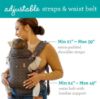 Picture of Infantino Flip Advanced 4-in-1 Baby Carrier - Ergonomic, Convertible, Face-in and Face-Out Front and Back Baby Carrier for Newborn to Toddler 8-32 lbs, Leopard