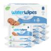 Picture of WaterWipes Plastic-Free Original-baby Wipes, 99.9% Water Based Wipes, Unscented & Hypoallergenic for Sensitive Skin, 60 Count (Pack of 9) Total 540 wipes, Packaging May Vary