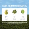 Picture of Happy Baby Organics Stage 2 Baby Food Pouches, Gluten Free, Vegan & Healthy Snack, Clearly Crafted Fruit & Veggie Puree, Pears, Kale & Spinach, 4 Ounces (Pack of 16)
