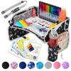 Picture of PILLANI Kids Travel Tray for Car - Car Seat Tray for Kids, Roadtrip Essentials, Carseat Table Tray for Kids Road Trip Activities - Toddler Lap Desk Organizer for Airplane