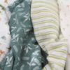 Picture of aden + anais Essentials Baby Muslin Swaddle Blankets, Newborn Receiving Blanket for Swaddling, 100% Cotton Baby Swaddle Wrap, 4 Pack, Dino Jungle