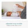 Picture of aden + anais, Cotton Knit Baby Wrap, Newborn Wearable Swaddle Blanket, 3 Pack, Multicolor Alphabet Animals, 0-3 Months