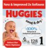 Picture of Huggies Size 1 Diapers, Snug & Dry Newborn Diapers, Size 1 (8-14 lbs), 128 Count, Packaging May Vary