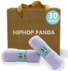Picture of HIPHOP PANDA Baby Washcloths, Rayon Made from Bamboo - 2 Layer Ultra Soft Absorbent Newborn Bath Face Towel - Reusable Baby Wipes for Delicate Skin - Purple, 30 Pack