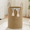 Picture of Artfeel Laundry Basket,Woven Cotton Rope Laundry Hamper,60L for Decorative Storage of Dirty Clothes,Toys and Blankets in Bathroom,Baby Room and Living Room