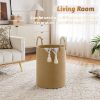 Picture of Artfeel Laundry Basket,Woven Cotton Rope Laundry Hamper,60L for Decorative Storage of Dirty Clothes,Toys and Blankets in Bathroom,Baby Room and Living Room