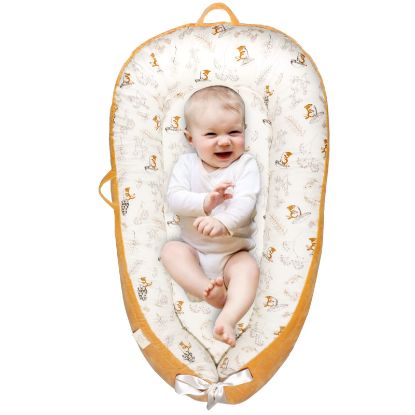 Picture of Loungers for Baby Newborn Lounger Baby Bed for Co Sleeping Soft Breathable Sleeping Bed for Newborn in Crib Baby Must Have Essential Baby Floor Seat Baby Registry Search(Rabbit)