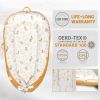 Picture of Loungers for Baby Newborn Lounger Baby Bed for Co Sleeping Soft Breathable Sleeping Bed for Newborn in Crib Baby Must Have Essential Baby Floor Seat Baby Registry Search(Rabbit)